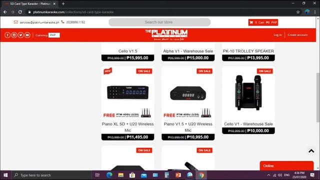 Platinum Karaoke Website