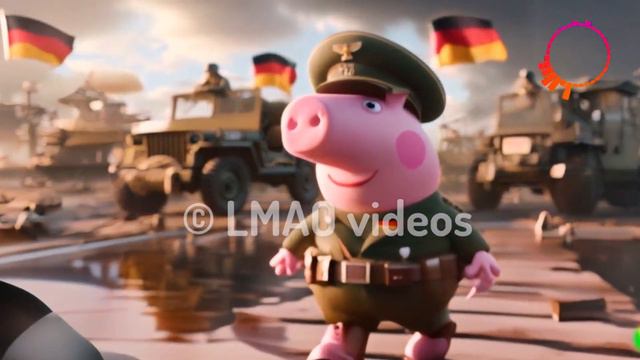 "Erika" German War Song | Peppa Pig AI Cover Song смотреть онлайн