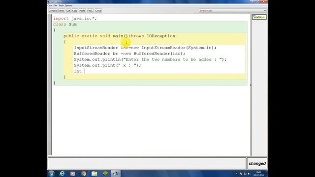 Program in Java to find the sum of Two Digits - Bluej For ICSE смотреть онлайн