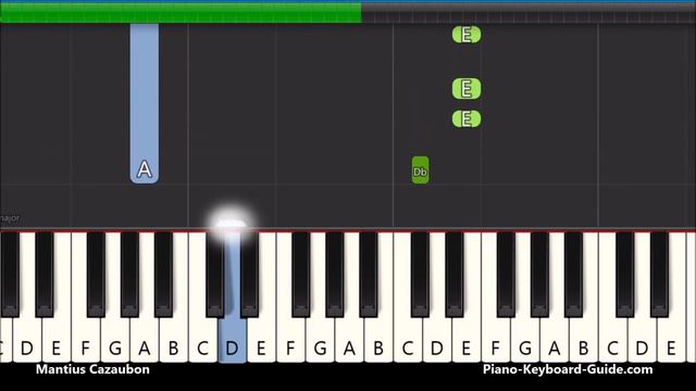 ABBA - Dancing Queen (Very Slow and Easy Piano Tutorial) смотреть онлайн
