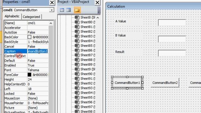 Excel Vba form control - (Label Box - Text Box -Command Button) смотреть онлайн