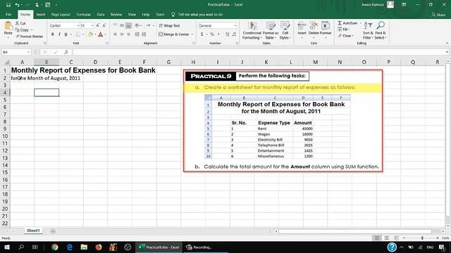 Microsoft Excel - Practical 9 (Urdu/Hindi) смотреть онлайн