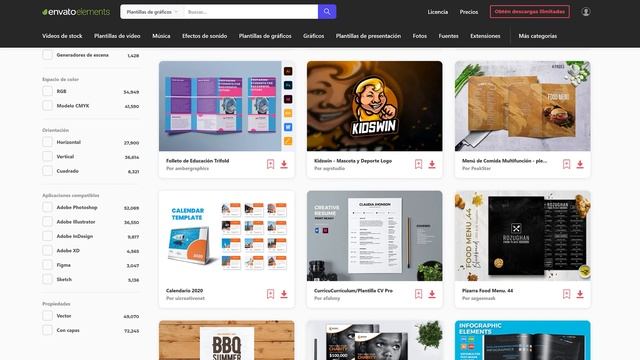 Todos las plantillas y Recursos en un solo lugar Envato elements смотреть онлайн