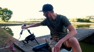 Elektromotor Haswing 65lb, levný rybářský elektromotor. První seznámení. Vhodný pomocník na rybařen