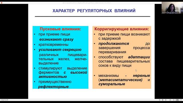 Нормальная физиология (стомат) - Пищеварительная система (Шишелова) смотреть онлайн