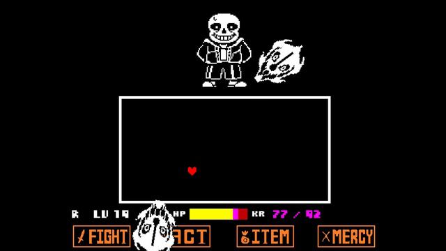 Undertale -- Sans Boss Fight (No Commentary) смотреть онлайн
