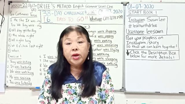 第二十二天文法挑: Past Continuous Tense смотреть онлайн
