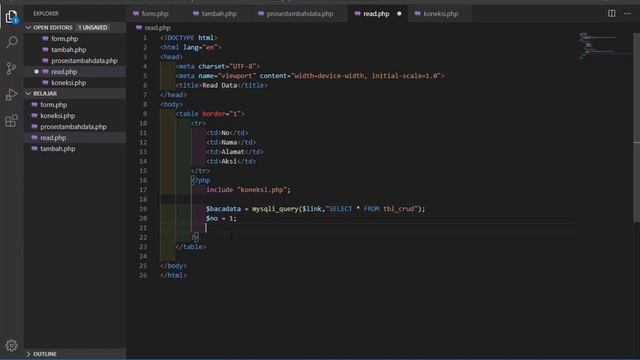 #17 PHP & MySQLi - Membuat CRUD PHP MySQLi (Bag.3) смотреть онлайн