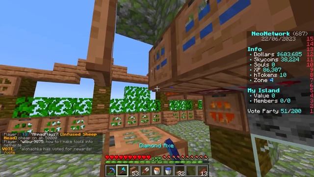 Epic Upgrades | Minecraft Skyblock Let's Play Episode 3 (Bedrock/Java Server IP) смотреть онлайн