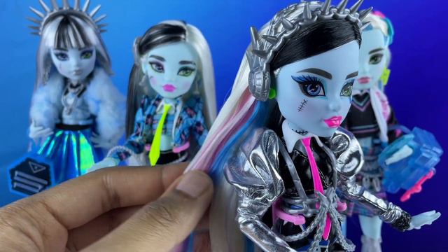 Monster High Amped Up Frankie Stein Restyle and Review ⚡️🪩 смотреть онлайн