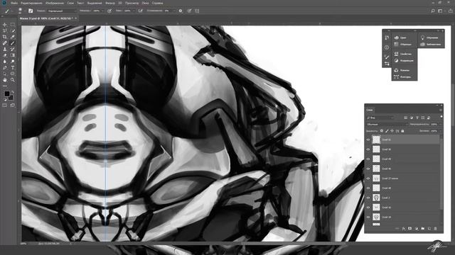 PROJECT CYBER. 3. | Future. Cyborg. Warrior | ART | SPEEDPAINT | ILLUSTRATION | PHOTOSHOP смотреть онлайн