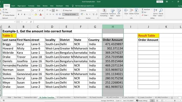Convert Numbers into Currency | Get Currency Symbol With Numbers in Cell | How to use Dollar Formul смотреть онлайн