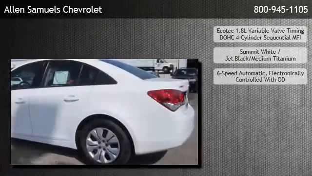 2013 Chevrolet Cruze Sedan LS - Spring Valley смотреть онлайн