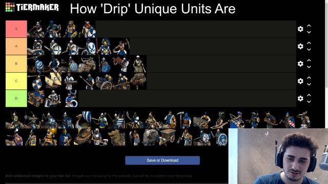 The Most 'Drip' Unique Units Tierlist | AoE2 смотреть онлайн
