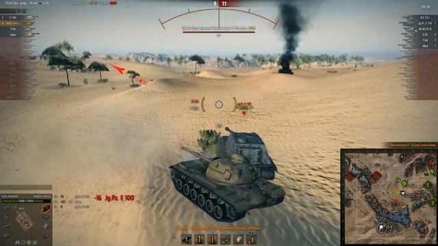 M48A1 Patton. 13000 урона. Когда везение на твоей стороне. смотреть онлайн