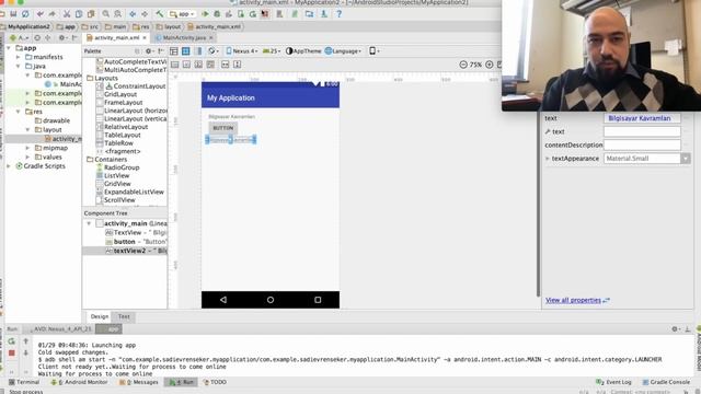 Android 3 : Ekran tasarımı, xml dosyaları, Layout ve Temel Bileşenler смотреть онлайн