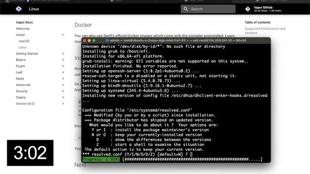 Покоряем Swift (Ubuntu, Vim, Tmux) смотреть онлайн