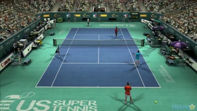 Virtua Tennis 4 Walkthrough - Arcade: 2nd Tournament US Super Tennis, Doubles - Very Hard Mode смотреть онлайн