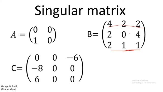 1.8 Linear Algebra with python. Matrices and Determinant-Types of matrices(part 4) Singular matrice смотреть онлайн