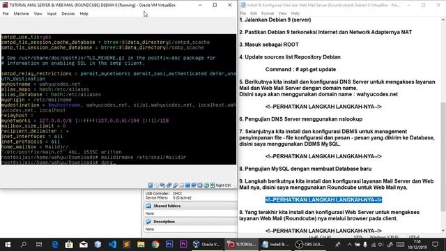 VIDEO TUTORIAL INSTALL & KONFIGURASI MAIL SERVER DAN WEB MAIL ROUNDCUBE DI DEBIAN 9 смотреть онлайн