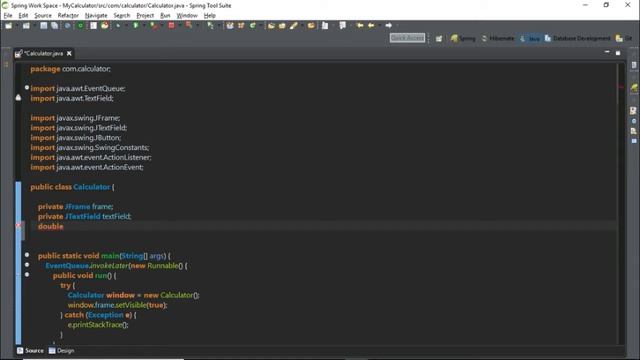 Java Calculator App Development Tutorial GUI | Swing | Eclipse| Spring tool Suite | STS смотреть онлайн