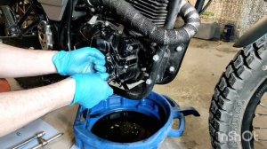 Racer RC250CK-A Triumph. Замена масла на 500 км.