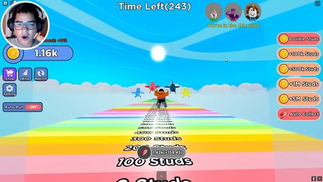 UMA ÁGUIA ME FEZ VOAR A 9999 METROS DE ALTURA!!! (ROBLOX - FLAPPY BIRD RACE) смотреть онлайн