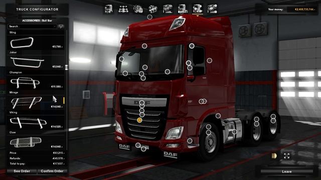 Euro Truck Simulator 2 DAF Tuning Pack DLC [Review] смотреть онлайн