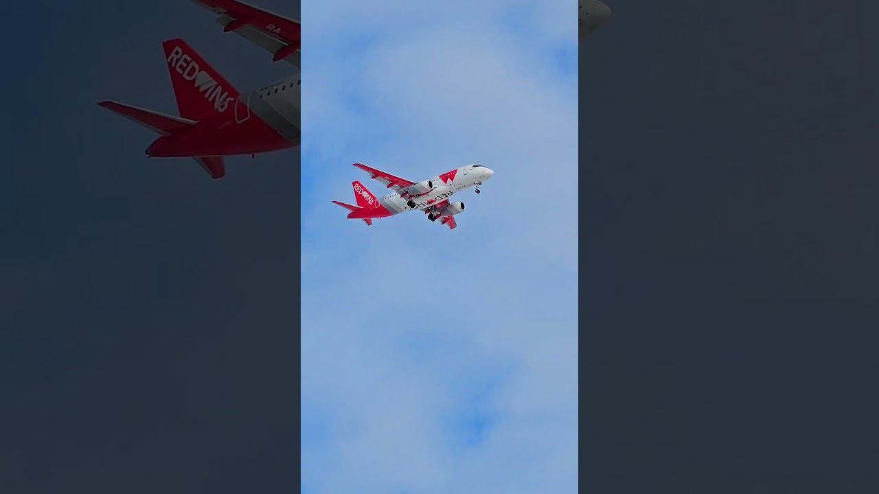 #ssj #redwings #short #shorts ssj 100 совершает посадку в аэропорту Астаны. смотреть онлайн