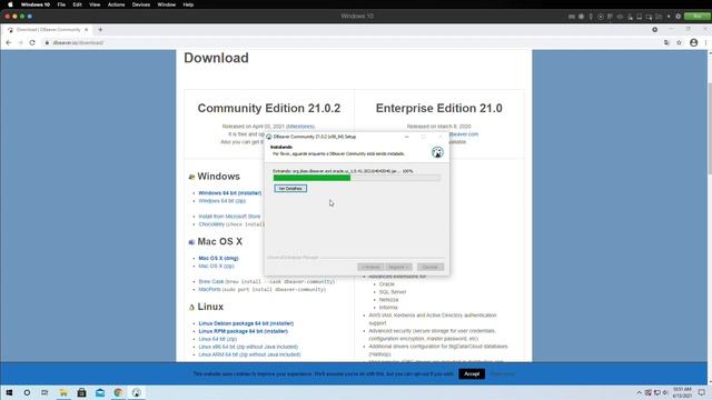 Instalação do DBeaver no Windows смотреть онлайн