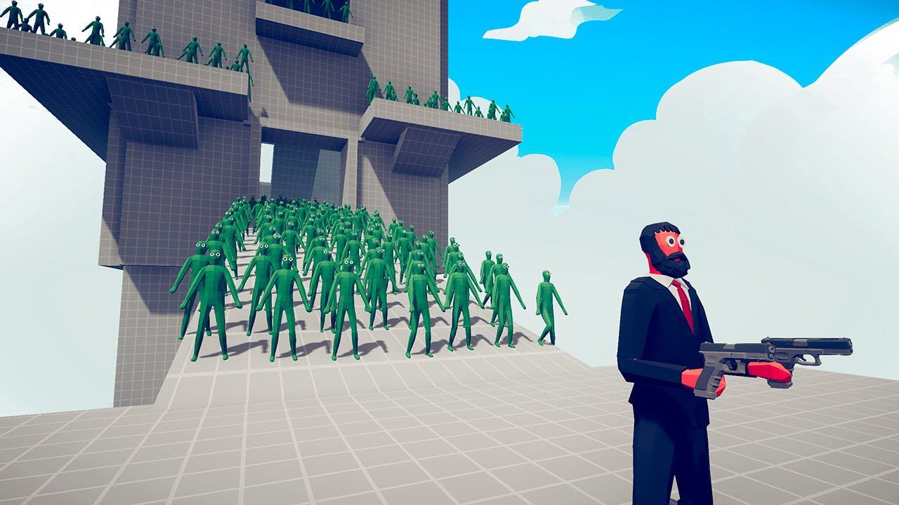 JOHN WICK vs 100x ZOMBIE | TABS - Totally Accurate Battle Simulator смотреть онлайн
