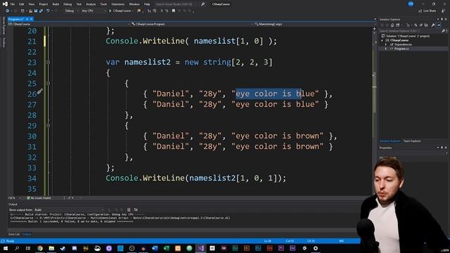 16: Multidimensional Arrays in C# | Arrays in C# | C# Tutorial For Beginners | C Sharp Tutorial смотреть онлайн
