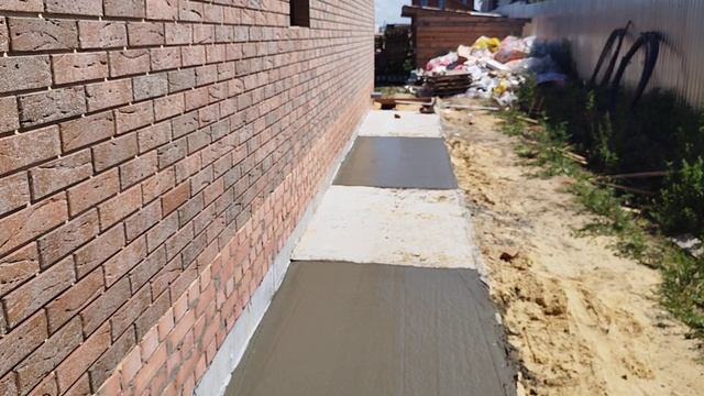 ПРАВИЛЬНАЯ ОТМОСТКА отмостка с зубом