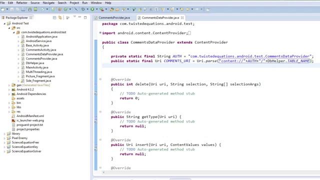 Android Development Tutorial - Android-Content Providers Part 1 смотреть онлайн
