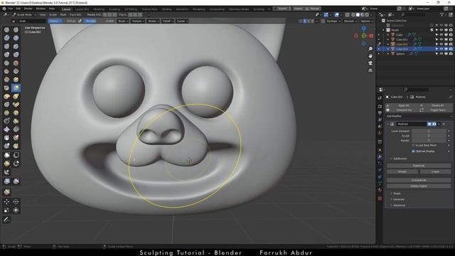 Easy Sculpting Tutorial - Blender смотреть онлайн