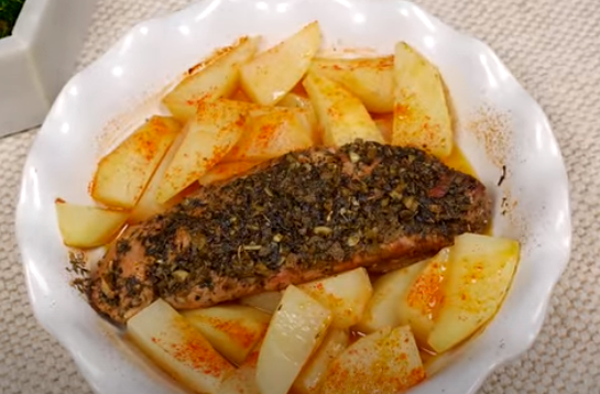 Запечённое мясо.