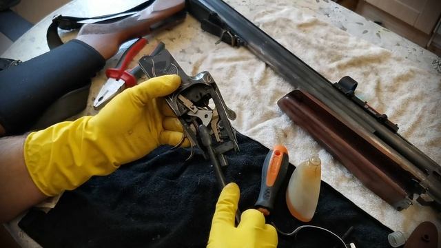 Чистка, полный разбор ИЖ-27 (МР-27).