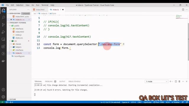 Part 15 - TypeScript - Working with HTML DOM смотреть онлайн