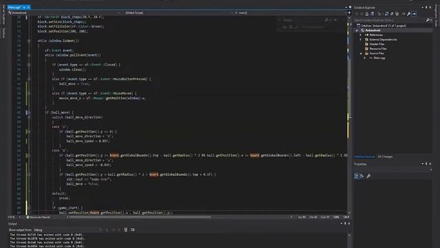C++ and SFML Graphics. My first game (ArkanDROID) part 1 смотреть онлайн