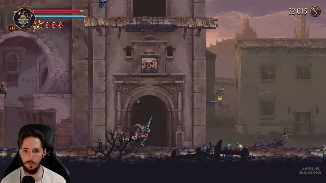 СТИХ НА МОЛНИЮ И НОВАЯ СКЛЯНКА С ЖЕЛЧЬЮ ⌡ Blasphemous 2 #4 смотреть онлайн