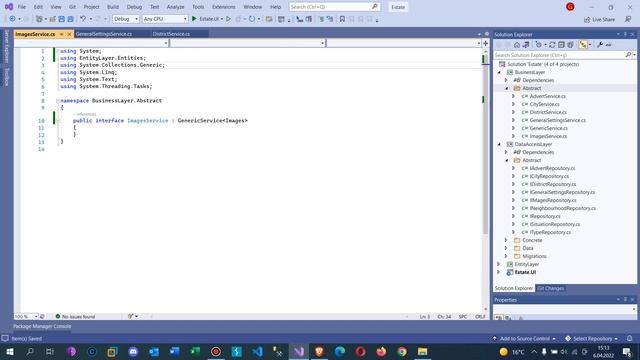 .Net Core 5.0 ile Emlak Sitesi - Entityler için Servicelerin Yazılması -3 смотреть онлайн