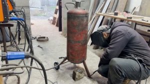 Пескоструй своими руками из - газового баллона ПРОПАН