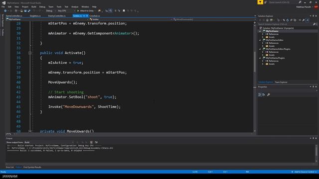 Making game with Unity (10): Player Damage смотреть онлайн