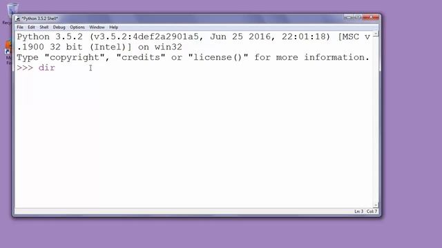 How to see list of functions inside module in Python - Example (dir() function) смотреть онлайн