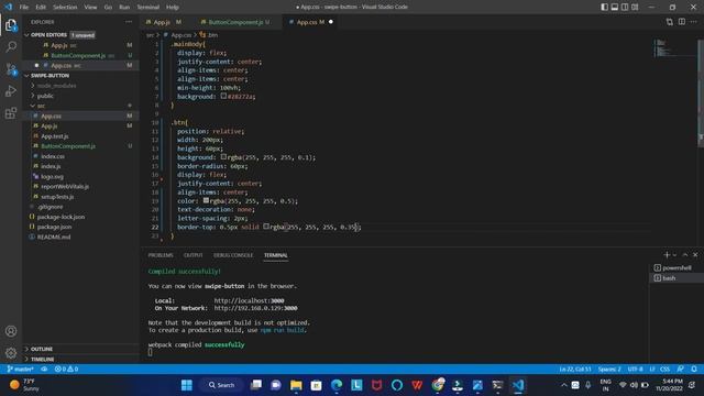 CSS Animated Swipe Button Hover Effects Html CSS | React js responsive web design смотреть онлайн