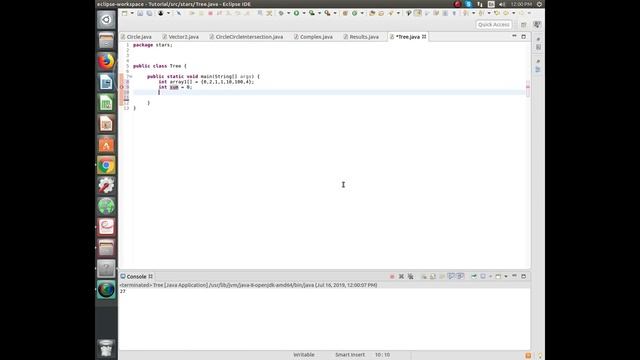 Java In One Minute - Calculate and print the sum of all integers in an array смотреть онлайн
