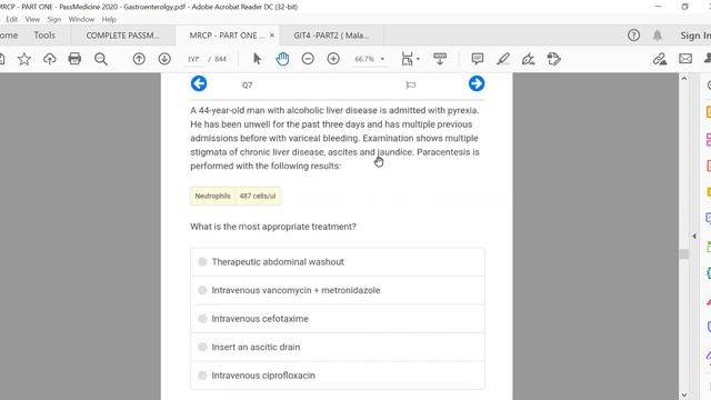 #MRCP - PART ONE#PASSMEDICINE 2020 GIT 25 смотреть онлайн