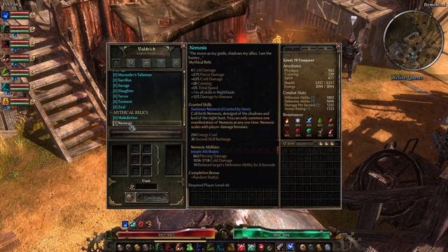 Crafting the Nemesis relic (Grim Dawn: Ashes of Malmouth) смотреть онлайн