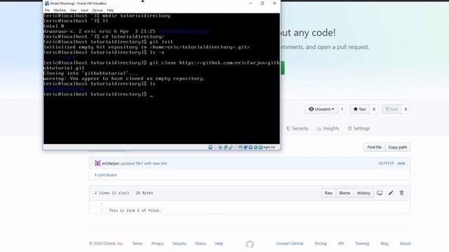 Install, Add, Commit, and Push to a Repository Using Git смотреть онлайн