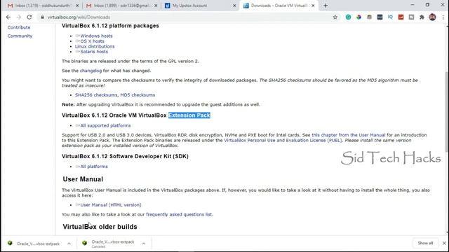 How To Add Extension Pack & NAT Network in Virtual Box | Ethical Hacking Series | Sid Tech Hacks смотреть онлайн